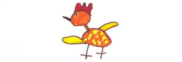 The Art Barn Chick by a former student, age 5